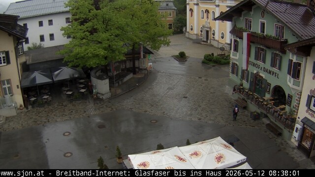 Archiv Foto Webcam Hauptplatz in St. Johann/Tirol