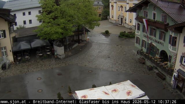 Archiv Foto Webcam Hauptplatz in St. Johann/Tirol