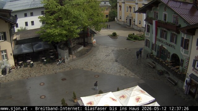 Archiv Foto Webcam Hauptplatz in St. Johann/Tirol