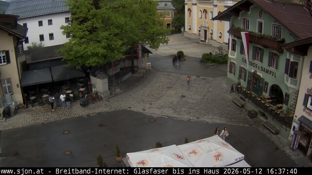 Archiv Foto Webcam Hauptplatz in St. Johann/Tirol