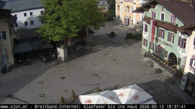 Archiv Foto Webcam Hauptplatz in St. Johann/Tirol