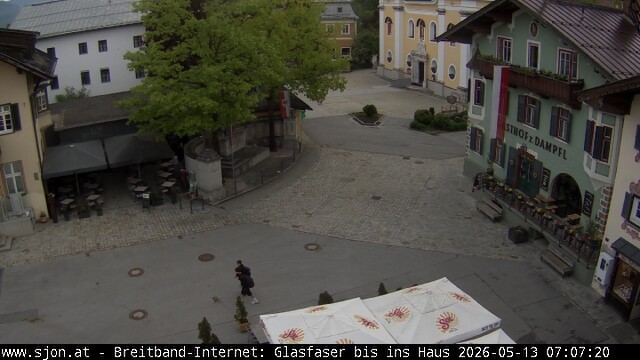 Archiv Foto Webcam Hauptplatz in St. Johann/Tirol