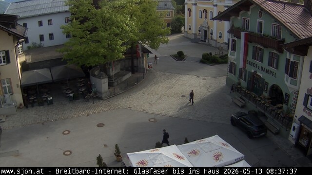 Archiv Foto Webcam Hauptplatz in St. Johann/Tirol