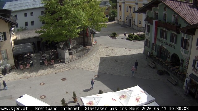Archiv Foto Webcam Hauptplatz in St. Johann/Tirol