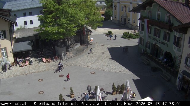 Archiv Foto Webcam Hauptplatz in St. Johann/Tirol