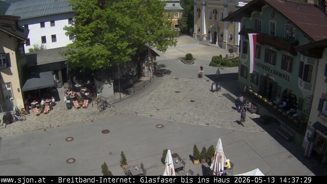 Archiv Foto Webcam Hauptplatz in St. Johann/Tirol