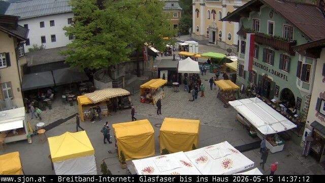 Archiv Foto Webcam Hauptplatz in St. Johann/Tirol