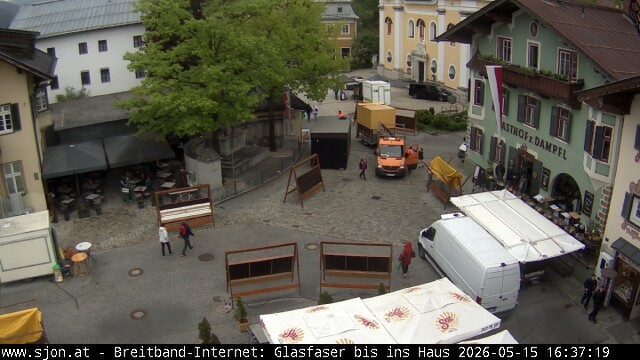 Archiv Foto Webcam Hauptplatz in St. Johann/Tirol