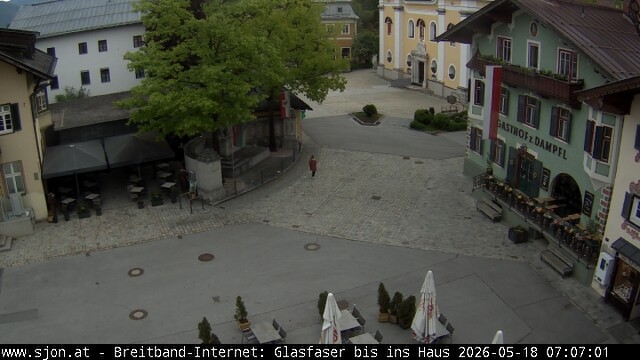 Archiv Foto Webcam Hauptplatz in St. Johann/Tirol