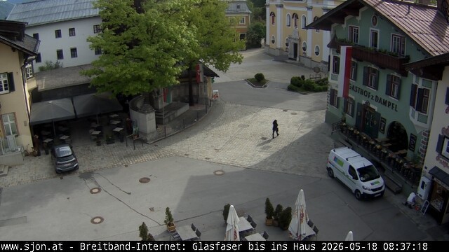 Archiv Foto Webcam Hauptplatz in St. Johann/Tirol