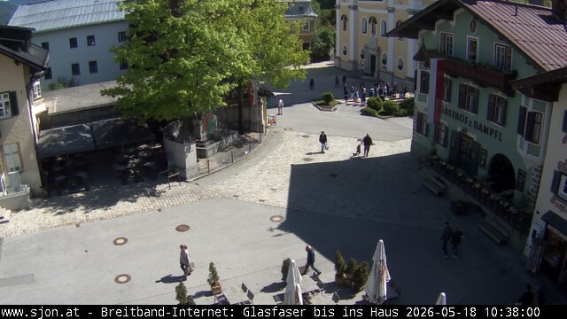 Archiv Foto Webcam Hauptplatz in St. Johann/Tirol
