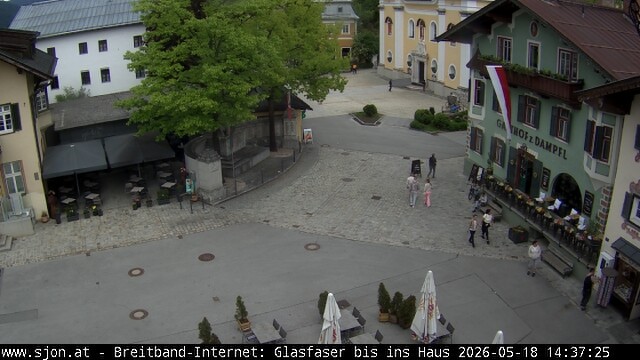 Archiv Foto Webcam Hauptplatz in St. Johann/Tirol