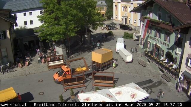 Archiv Foto Webcam Hauptplatz in St. Johann/Tirol