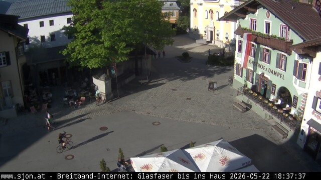 Archiv Foto Webcam Hauptplatz in St. Johann/Tirol