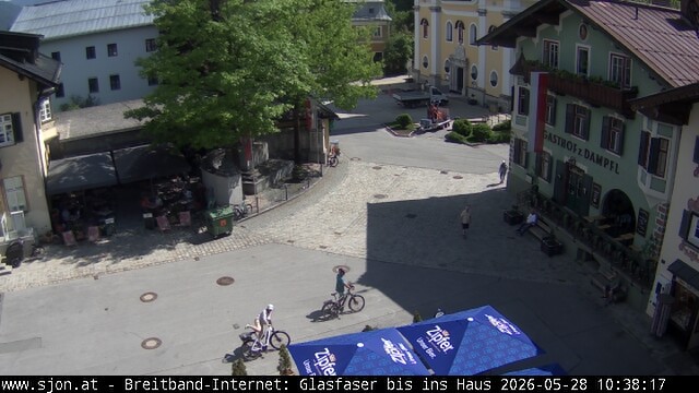 Archiv Foto Webcam Hauptplatz in St. Johann/Tirol