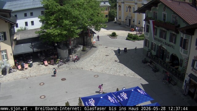 Archiv Foto Webcam Hauptplatz in St. Johann/Tirol