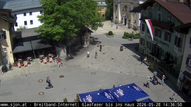 Archiv Foto Webcam Hauptplatz in St. Johann/Tirol