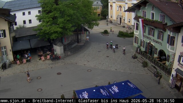 Archiv Foto Webcam Hauptplatz in St. Johann/Tirol