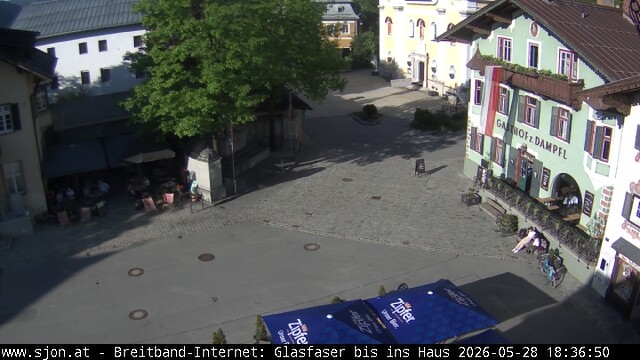 Archiv Foto Webcam Hauptplatz in St. Johann/Tirol