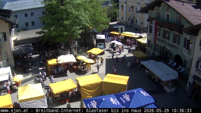 Archived image Webcam St. Johann in Tyrol - Main Place