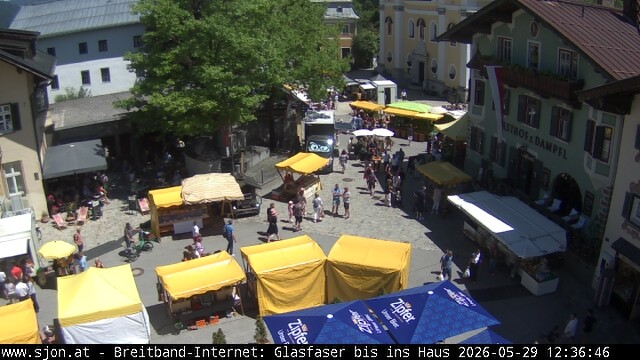 Archived image Webcam St. Johann in Tyrol - Main Place
