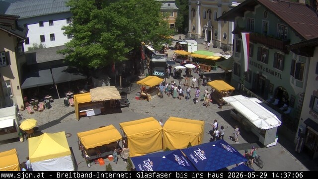 Archived image Webcam St. Johann in Tyrol - Main Place
