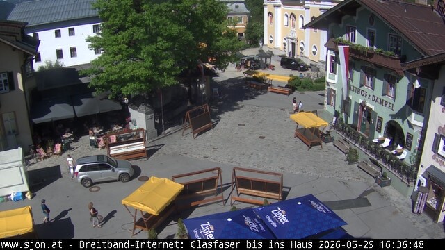 Archived image Webcam St. Johann in Tyrol - Main Place