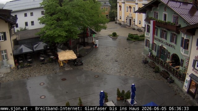 Archiv Foto Webcam Hauptplatz in St. Johann/Tirol