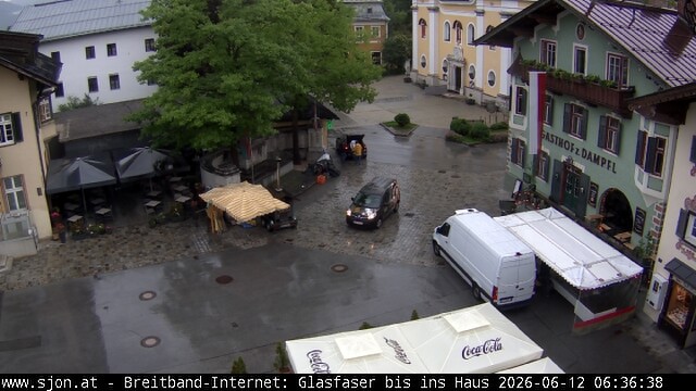 Archiv Foto Webcam Hauptplatz in St. Johann/Tirol