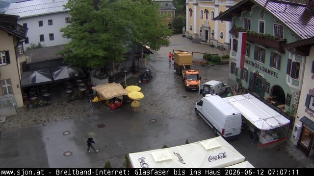 Archiv Foto Webcam Hauptplatz in St. Johann/Tirol