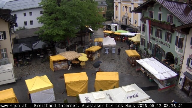 Archiv Foto Webcam Hauptplatz in St. Johann/Tirol