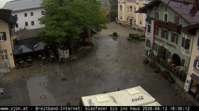 Archiv Foto Webcam Hauptplatz in St. Johann/Tirol