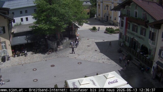 Archived image Webcam St. Johann in Tyrol - Main Place