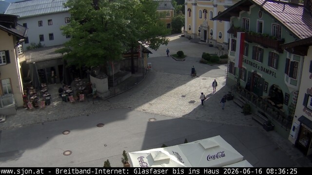 Archiv Foto Webcam Hauptplatz in St. Johann/Tirol