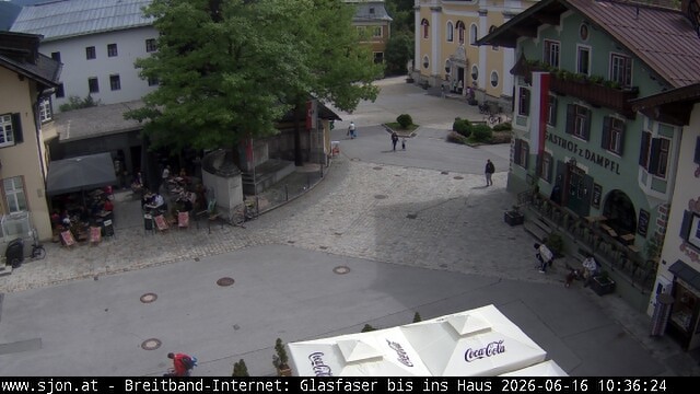 Archiv Foto Webcam Hauptplatz in St. Johann/Tirol