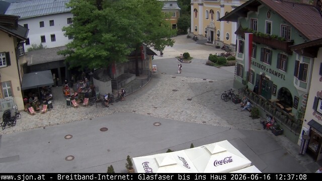 Archiv Foto Webcam Hauptplatz in St. Johann/Tirol