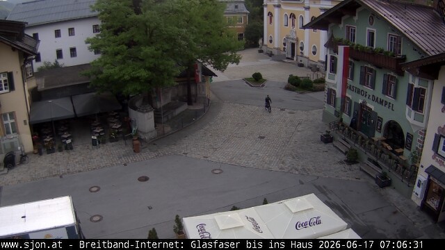 Archived image Webcam St. Johann in Tyrol - Main Place