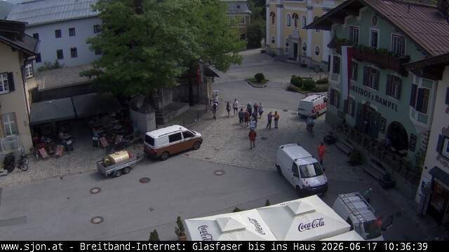 Archived image Webcam St. Johann in Tyrol - Main Place