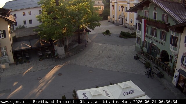 Archiv Foto Webcam Hauptplatz in St. Johann/Tirol