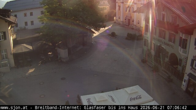 Archiv Foto Webcam Hauptplatz in St. Johann/Tirol