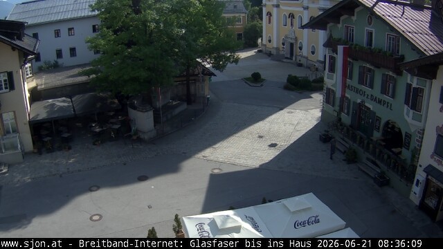 Archiv Foto Webcam Hauptplatz in St. Johann/Tirol