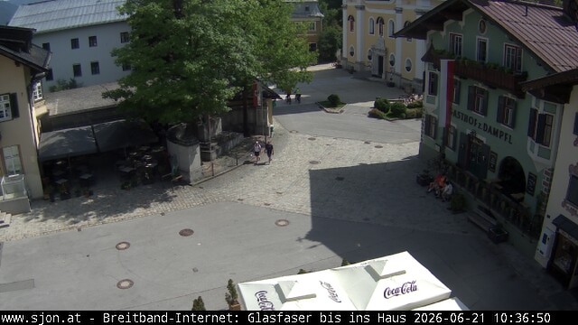 Archiv Foto Webcam Hauptplatz in St. Johann/Tirol