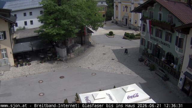 Archiv Foto Webcam Hauptplatz in St. Johann/Tirol