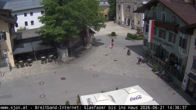 Archiv Foto Webcam Hauptplatz in St. Johann/Tirol