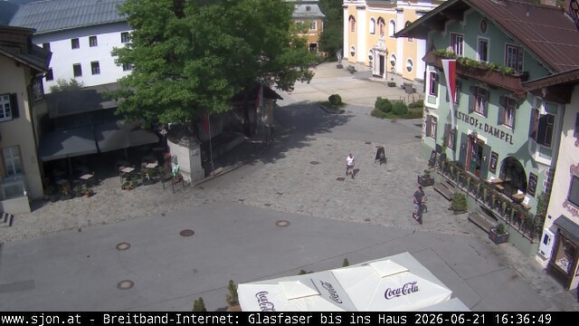 Archiv Foto Webcam Hauptplatz in St. Johann/Tirol