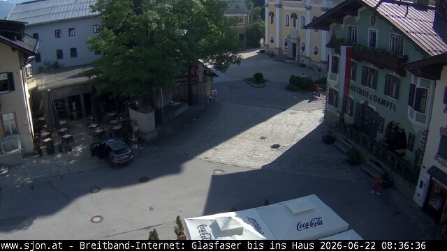 Archiv Foto Webcam Hauptplatz in St. Johann/Tirol