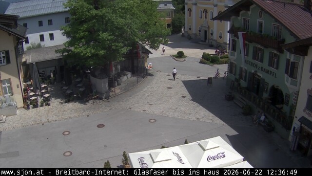 Archiv Foto Webcam Hauptplatz in St. Johann/Tirol