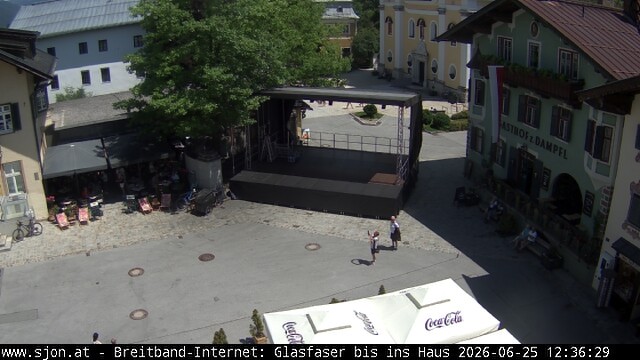 Archiv Foto Webcam Hauptplatz in St. Johann/Tirol