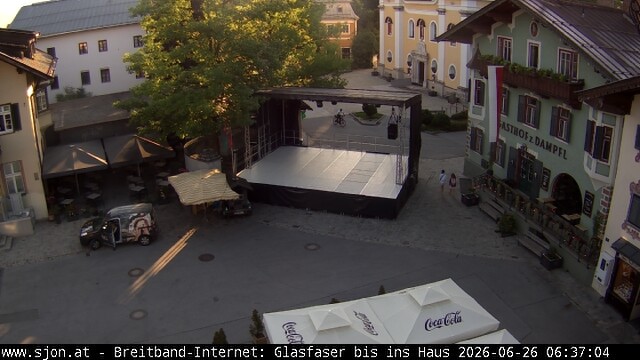 Archiv Foto Webcam Hauptplatz in St. Johann/Tirol