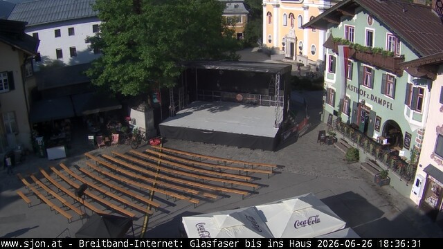 Archiv Foto Webcam Hauptplatz in St. Johann/Tirol